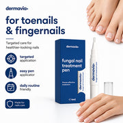Fungal nail treatment pen for toenails and fingernails